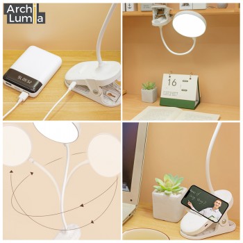 Лампа настільна акумуляторна ArchiLumia Domus Q8290 універсальна гнучка-360°
